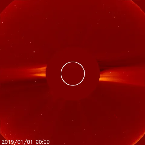 Image of solar wind