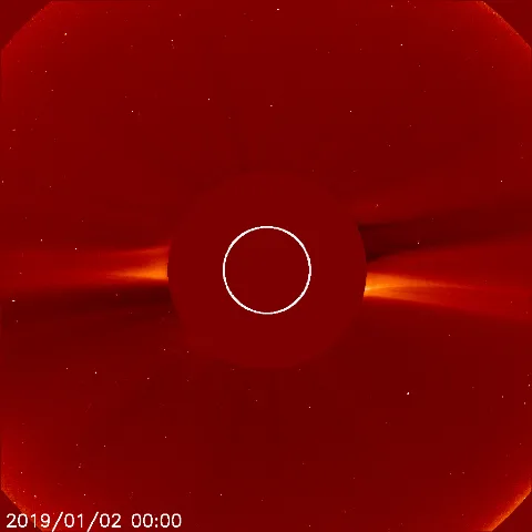 Image of solar wind