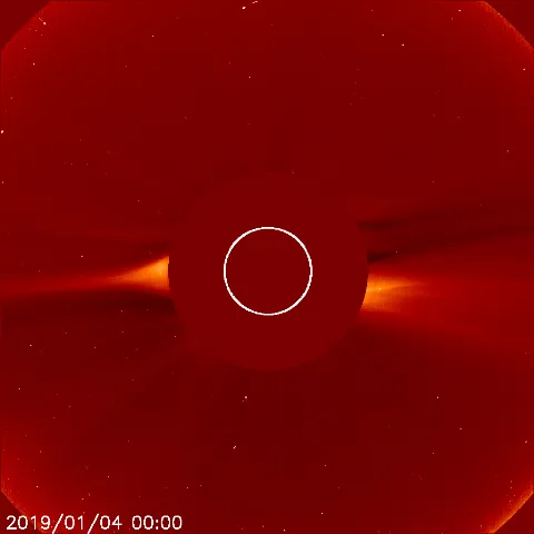 Image of solar wind