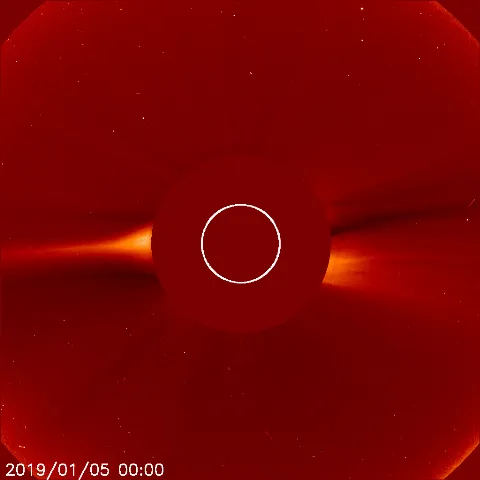 Image of solar wind