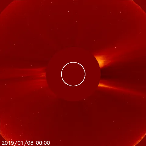 Image of solar wind