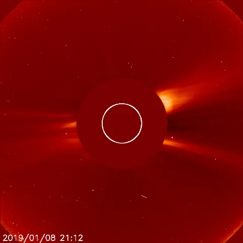 Image of solar wind