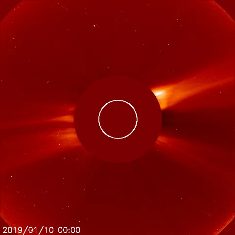 Image of solar wind