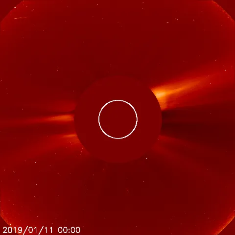 Image of solar wind