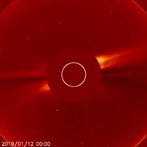 Image of solar wind