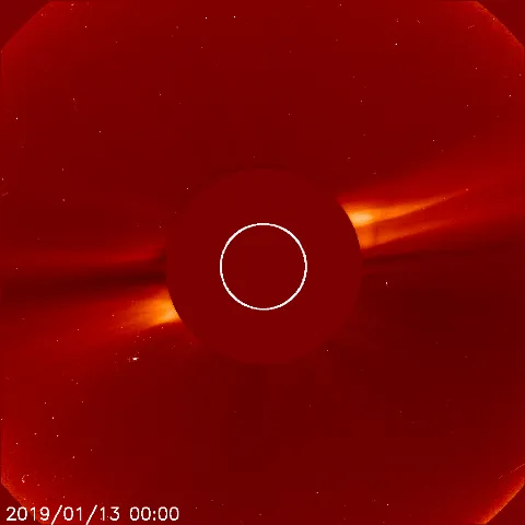 Image of solar wind