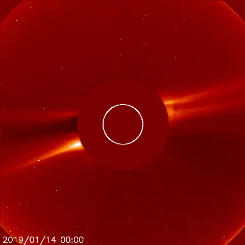 Image of solar wind