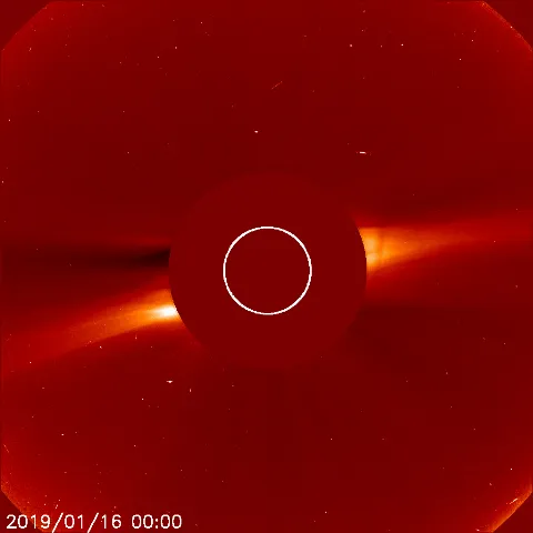 Image of solar wind