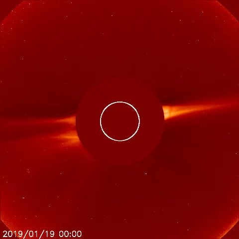 Image of solar wind