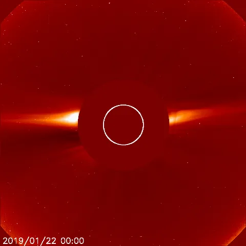 Image of solar wind