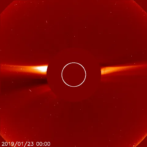 Image of solar wind