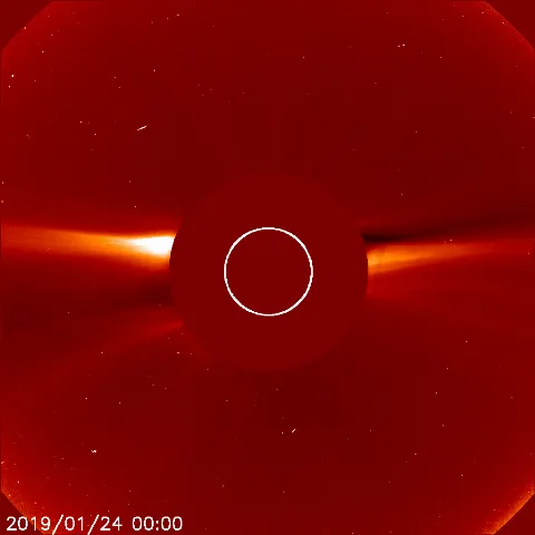 Image of solar wind