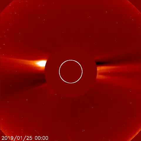 Image of solar wind