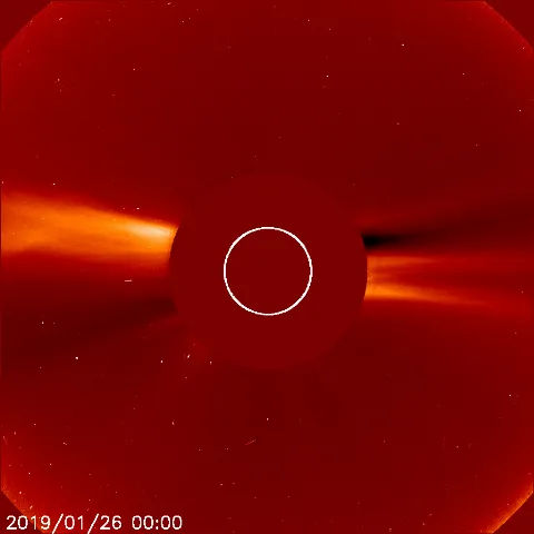 Image of solar wind