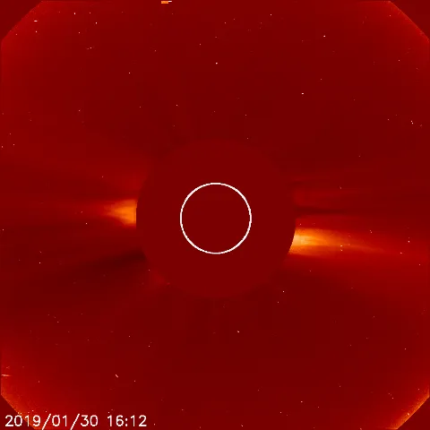 Image of solar wind