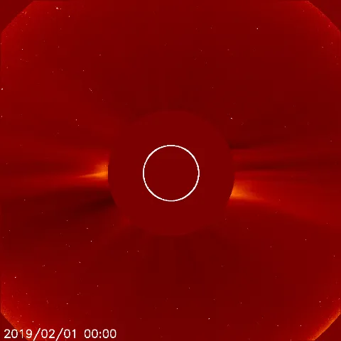 Image of solar wind