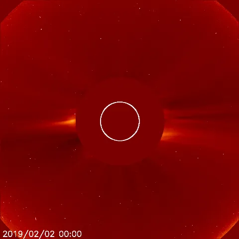 Image of solar wind