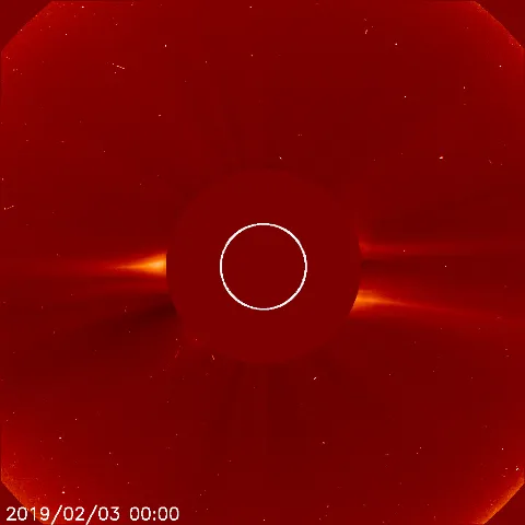 Image of solar wind