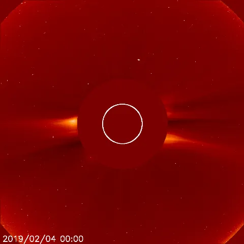 Image of solar wind