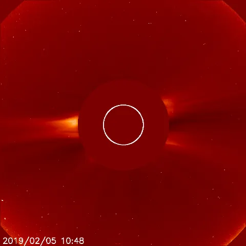 Image of solar wind