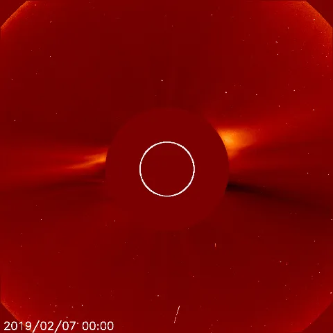 Image of solar wind