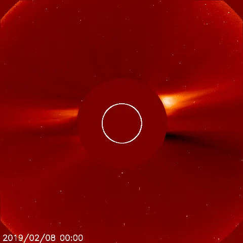 Image of solar wind