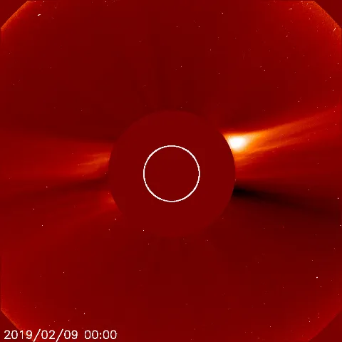 Image of solar wind