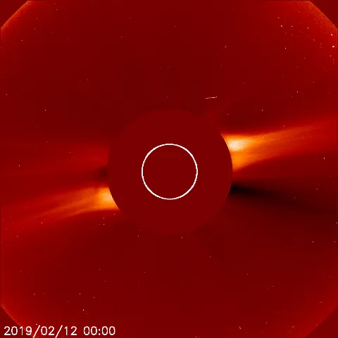 Image of solar wind