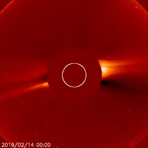 Image of solar wind