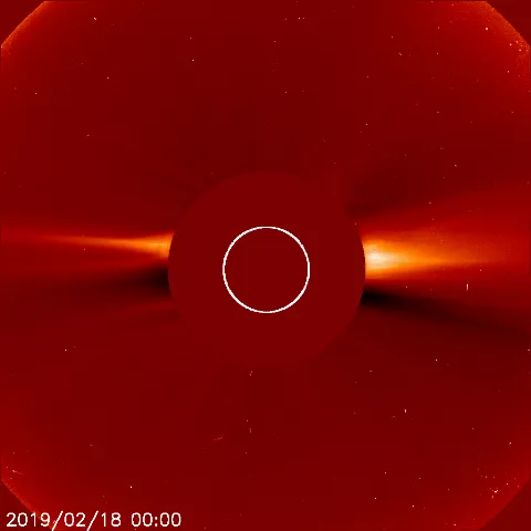 Image of solar wind