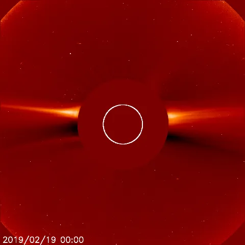 Image of solar wind