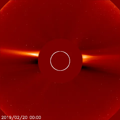 Image of solar wind