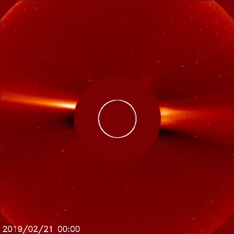 Image of solar wind