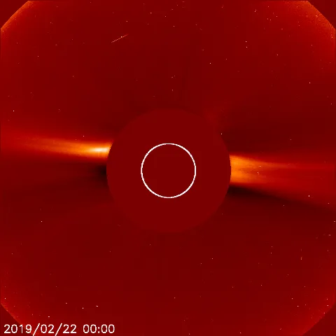 Image of solar wind