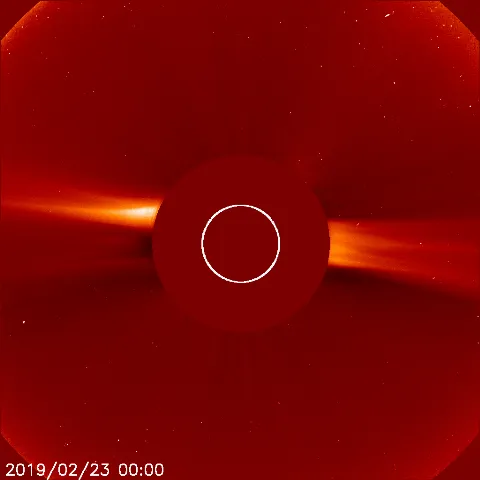 Image of solar wind