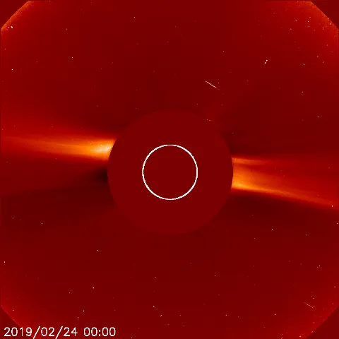 Image of solar wind