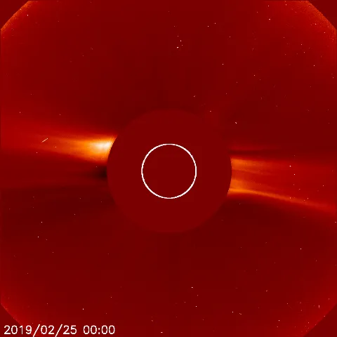 Image of solar wind