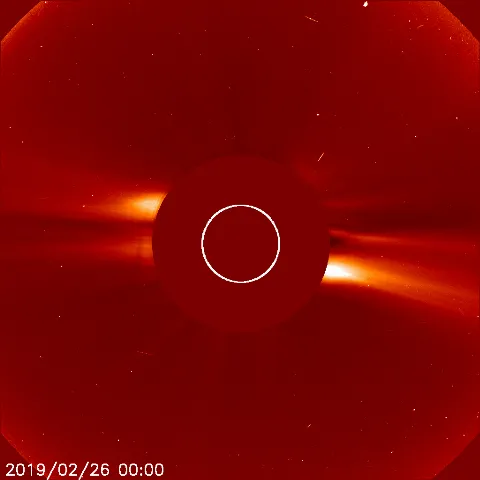 Image of solar wind