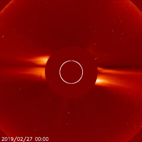 Image of solar wind