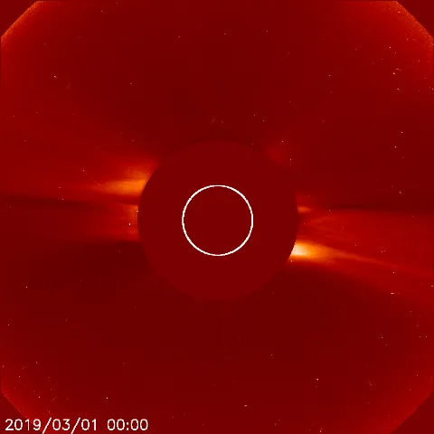 Image of solar wind