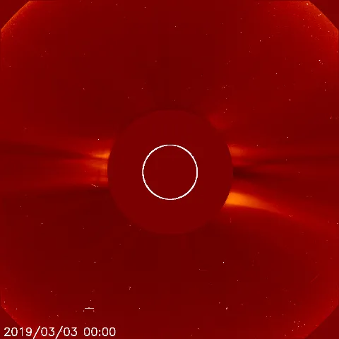 Image of solar wind