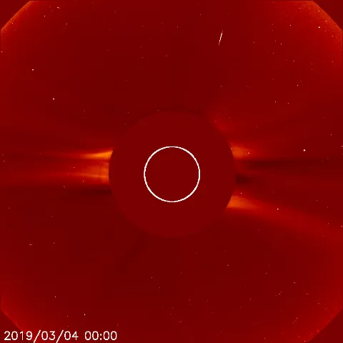 Image of solar wind