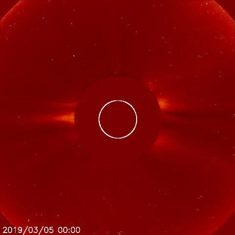 Image of solar wind