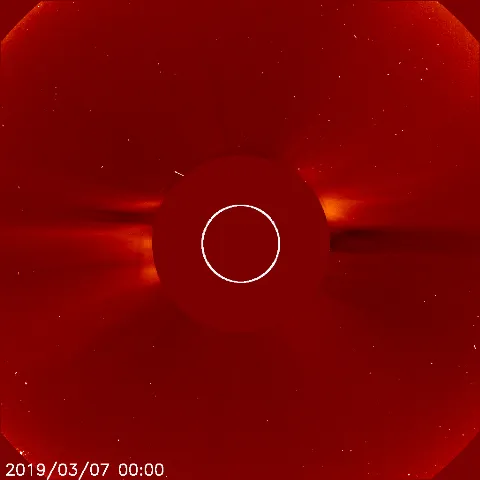 Image of solar wind