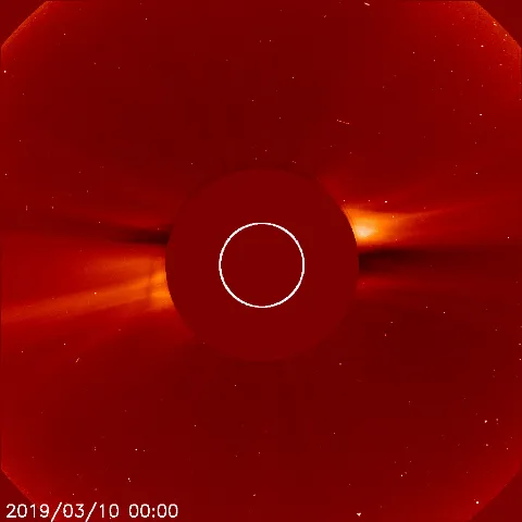 Image of solar wind