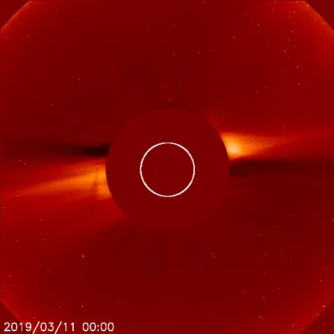 Image of solar wind