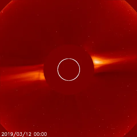 Image of solar wind