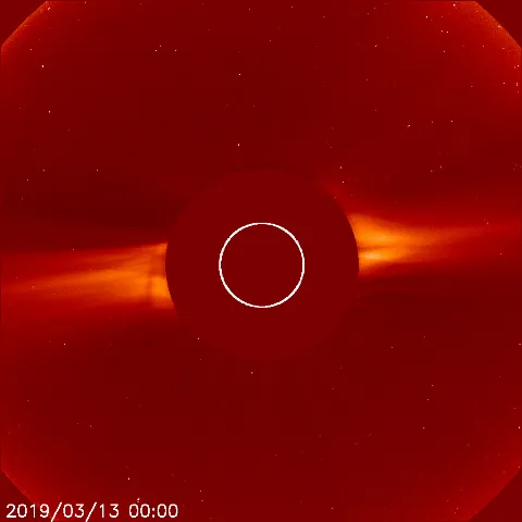 Image of solar wind