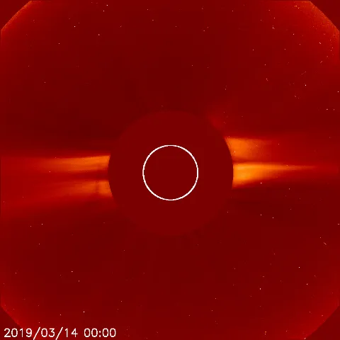 Image of solar wind