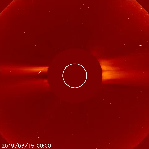 Image of solar wind